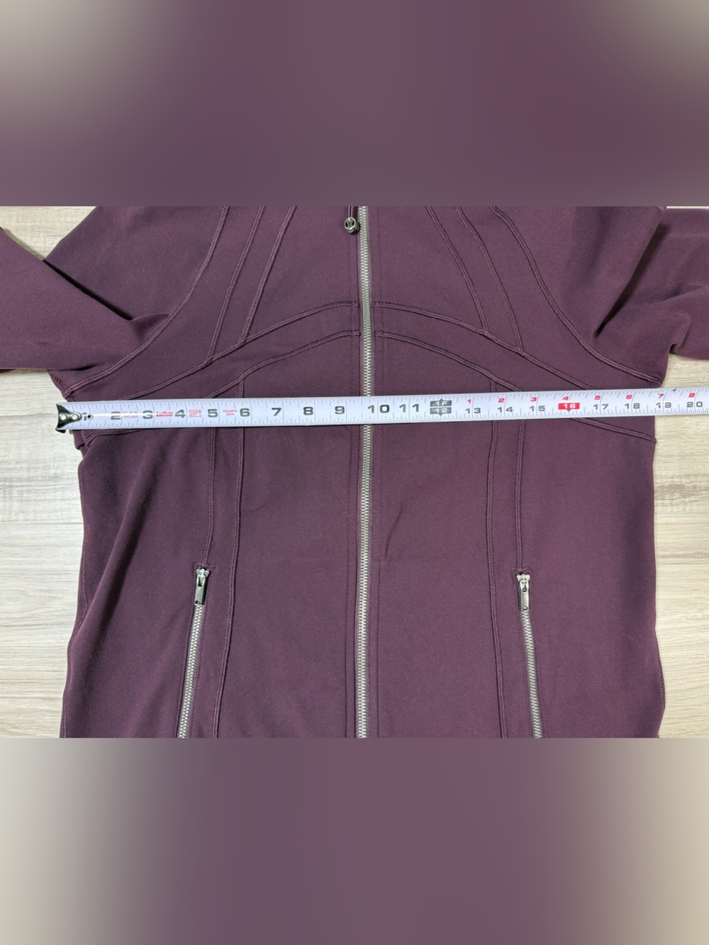 lululemon athletica Define Plum Full-Zip Track Jacket - Picture 7 of 10